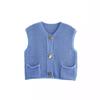 Womens Crochet Knit Vest 2026 Fall Winter Sleeveless Openwork Cardigan Streetwear Casual Outfit