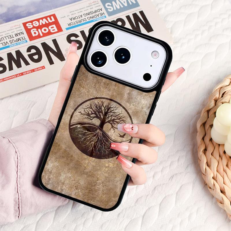 Lebensbaum Yin Yang Handyhülle Für IPhone 17 16e 15 14 13 12 11 Pro Max Air Mini Weiche Schutzhülle
