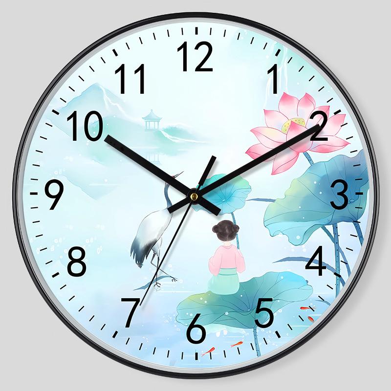 12 Inch 30CM Silent Wall Clock, Creative and Fashionable, Modern Home Clock, Living Room Simple Clock
