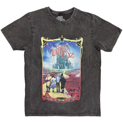 The Wizard Of Oz Unisex Adult Yellow Brick Road Stone Wash T-Shirt