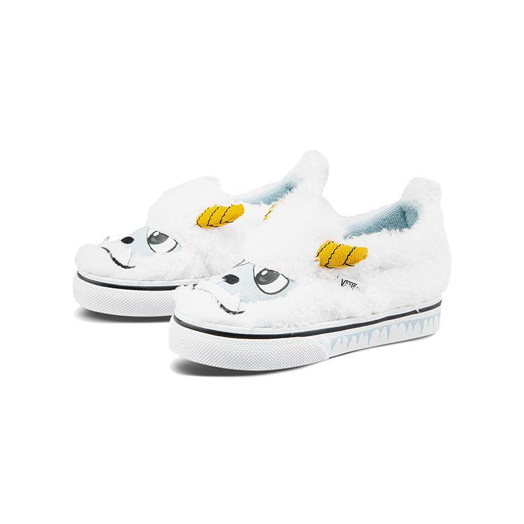 Vans Nazouvací V Dětské Yeti Dětské Tenisky Bílá Černá Pravá Bílá VN0A5KXO8CG