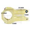 TANKE MTB Mountain Bike Stem Aluminum Alloy Ultralight High Strength Short 31.8×28.6MM Bicycle CNC Stem DH/AM/XC Parts Table 565