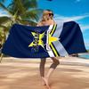 Asciugamano da Spiaggia Rugby del Queensland Settentrionale, Asciugatura Rapida, Facile da Curare, Adatto Sia per il Fitness che per le Vacanze al Mare, Essenziale Sportivo