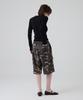 DANGLEDROP Dgdp Bermuda Camo Point Cargo Sweat Shorts_Khaki