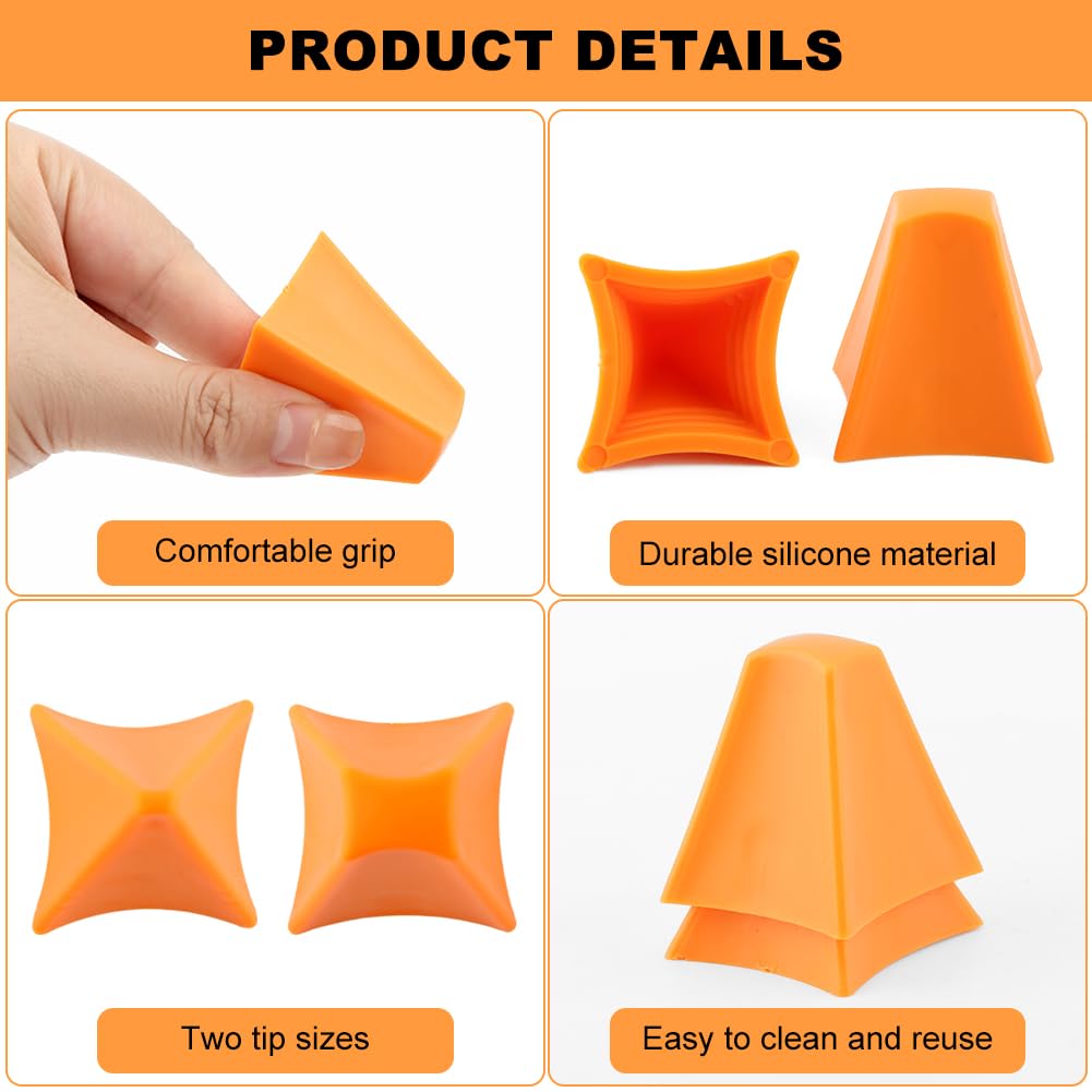 2 PCS Silicone Seam Tool Silicone Caulking Tool, Caulk Applicator, Easy To Use and Reusable Caulking Applicator Finishing Tool for Kitchen, Bathroom,
