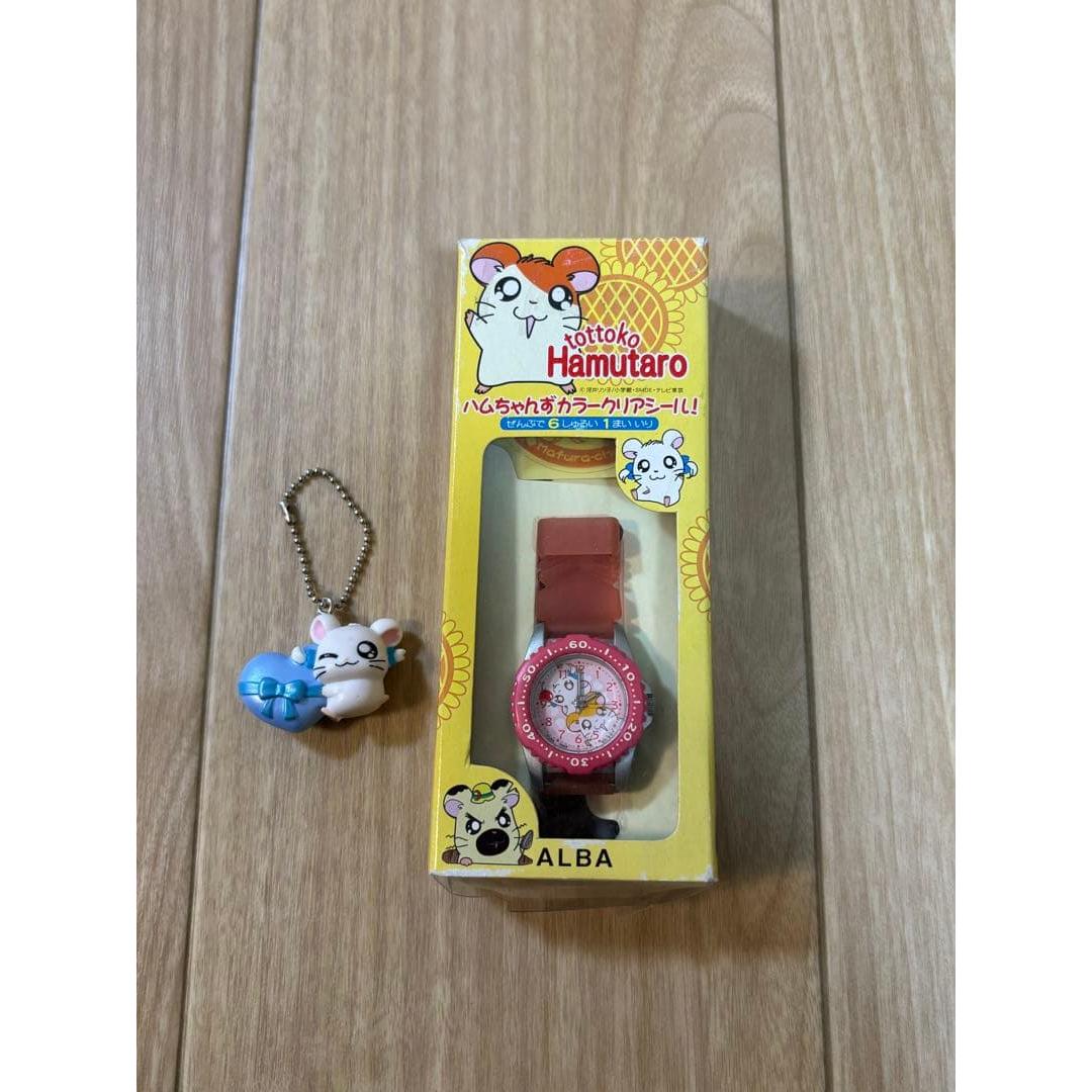 Rare ALBA Seiko Tottoko Hamtaro Watch Dead Stock