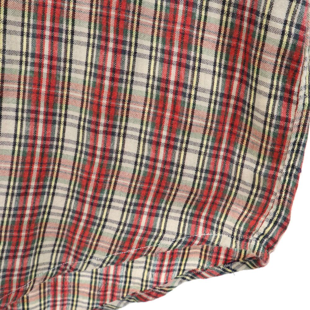 POLO COUNTRY 80s 90s Old Check Long Sleeve Button Down Shirt Ralph Lauren Men's Used
