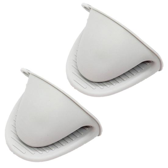 2 Stücke Ofenhandschuh Rutschfester Hängering Verbrühungsschutz Silikon Backen Wärmedämmung Handcliphalter Küchenhelfer