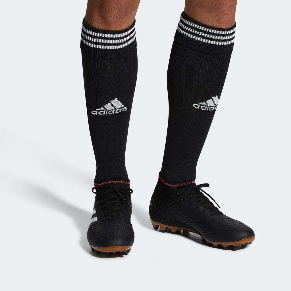 Adidas Predator 18.3 Round Toe AG (Rubber Short Studs) Artificial Grass Composite Material Non-Slip Fit Soccer Shoes Men Soccer Shoes CP9306