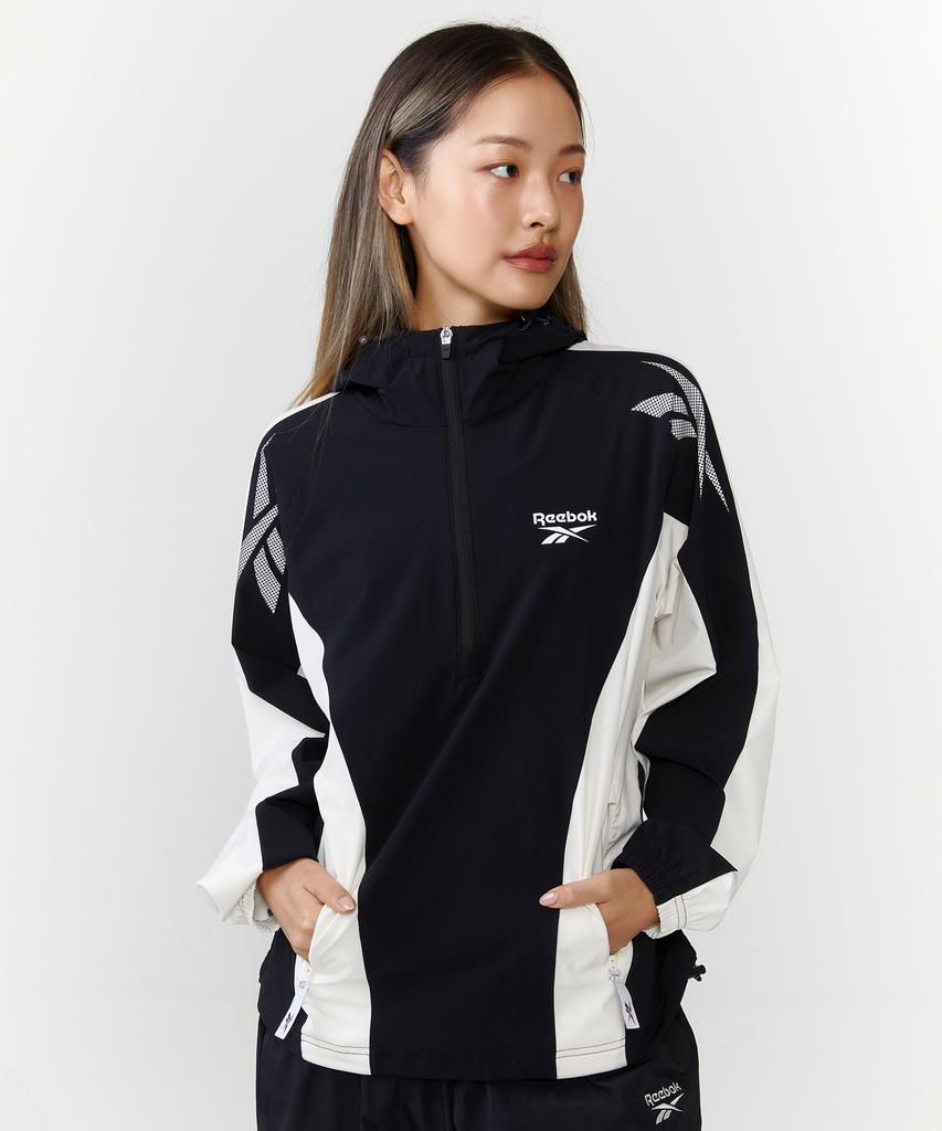 Reebok Vector Active Hooded Anorak - Black