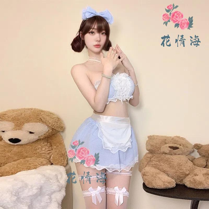 Sex lingerie sexy cosplay seduction sweet sexy maid lace outfit