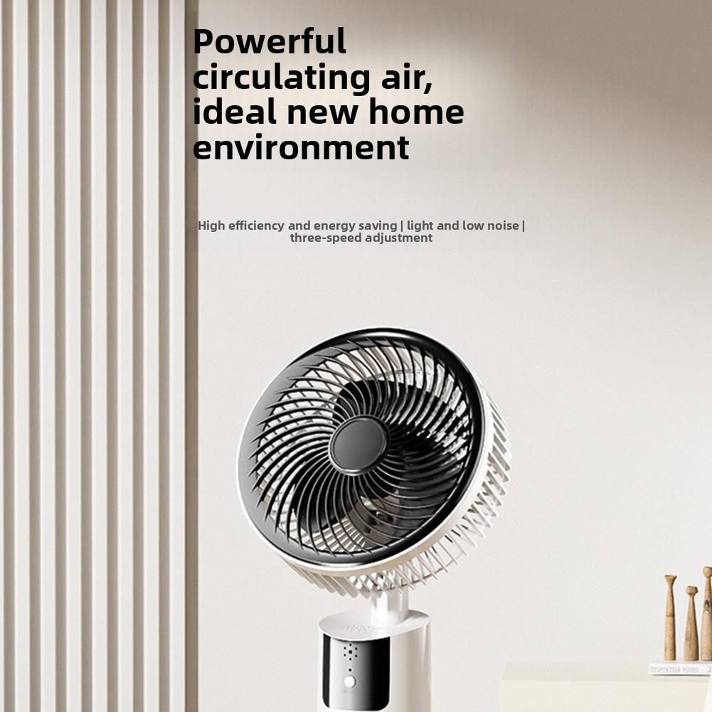 Pedestal Floor Fan,USB Rechargeable Oscillating Standing Fan,Airs Circulation Fan,3 Speeds Adjustable Air Cooler,for Summer Use