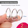 Six-Hole Metal Binder Rings - Multi-Hole Loose Leaf Binding Clip