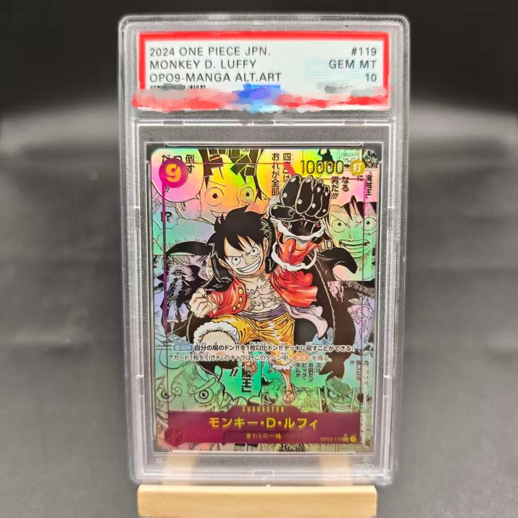 Diy Psa10 2025 ONE PIECE OP11 JPMONKEY D.LUFFY 3. VÝROČÍ-ZLATÁ Sebeovládání Sběratelská Podpisová Obchodní Flash Karta Anime Dárek