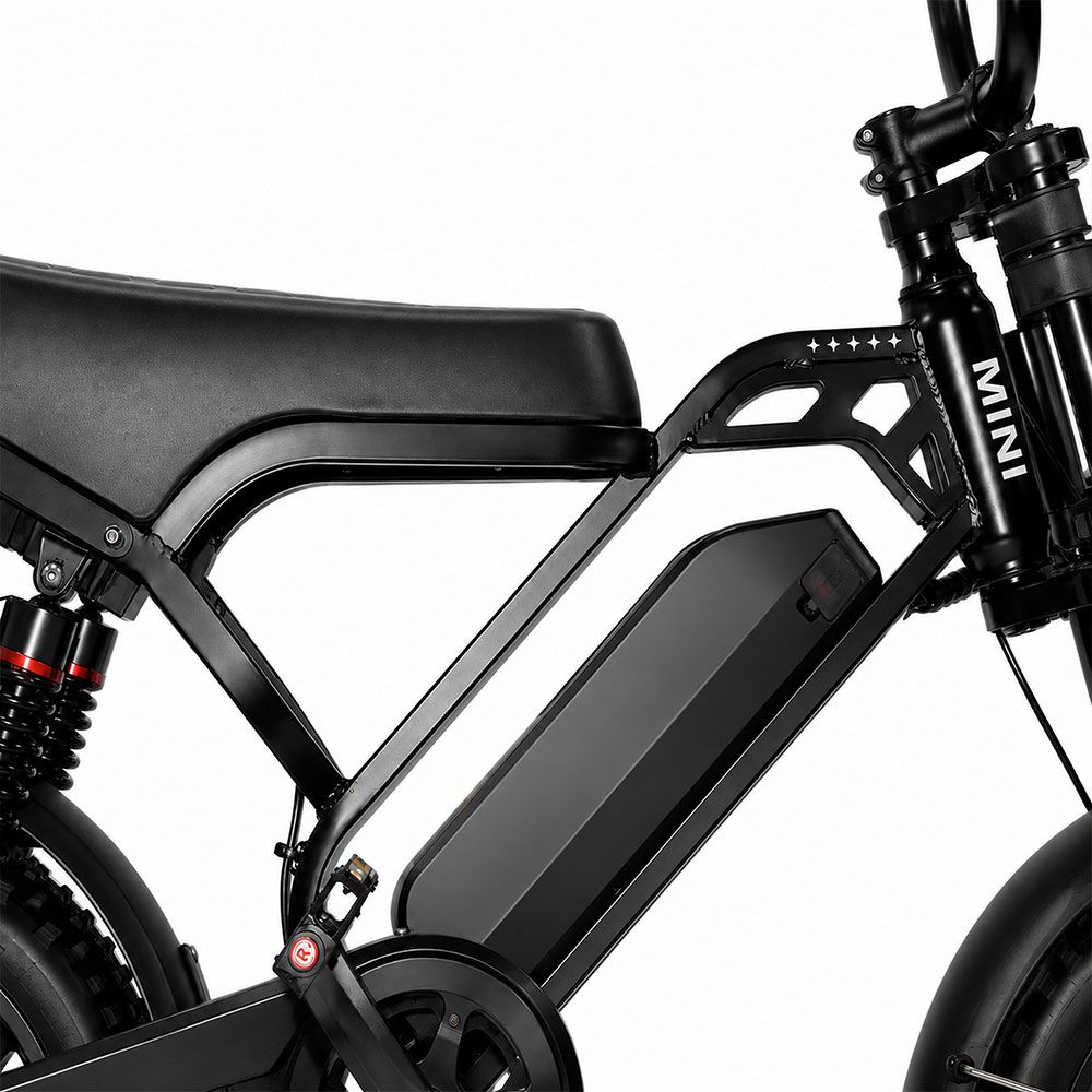 Pixar M9 Mini Elektrofahrrad 16" Reifen 250W Motor Hydraulische Bremsen 48V 15Ah Abnehmbarer Akku 7 Gänge Maximale Reichweite 60 km