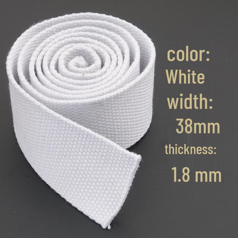3.8cm Colored Polyester Cotton Webbing for Bags & Clothing - Edging Tape & Shoulder Strap Ribbon