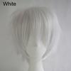 Orion Men Women Multi-Color Short Straight Hairpiece Full Wig for Anime Party Cosplay