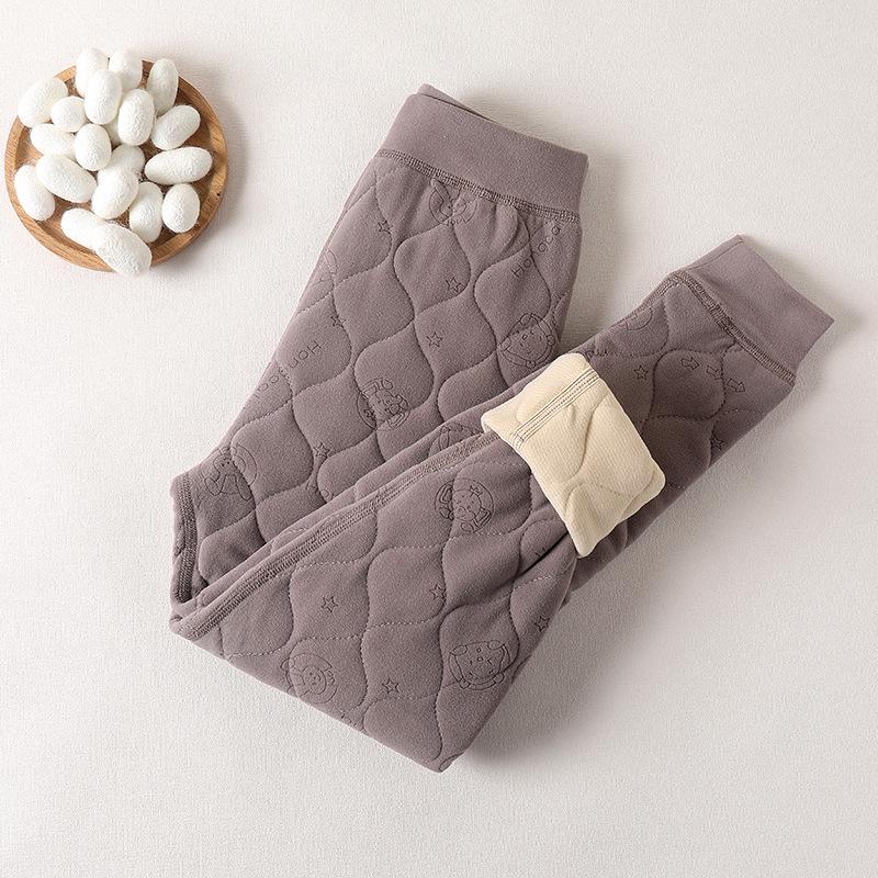 Winter Extra Thick School Uniform Pants for Girls and Boys - Warm, Cotton Inner Layer with Waist and Knee Protection