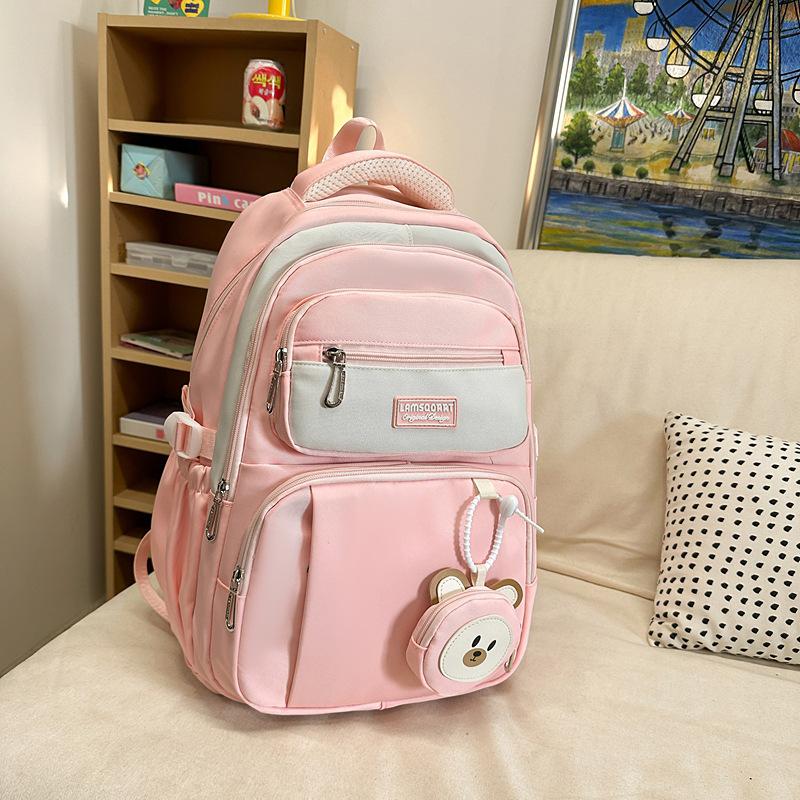 Large Capacity Middle School Students Junior High School Students School Bags Girl High School Students Backpack Backpacks for Class