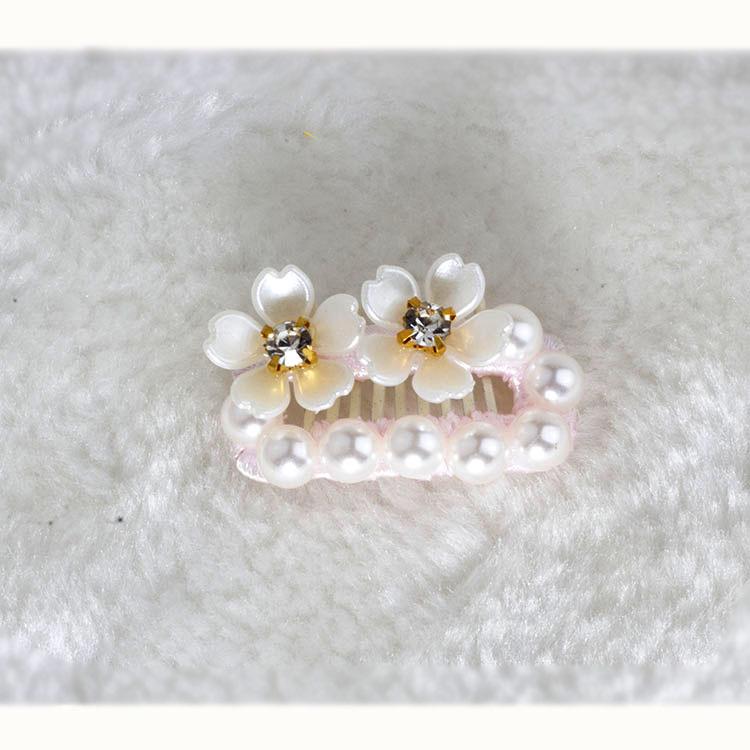 Dream Princess Rhinestone Hair Clip for Yorkshire Terrier & Maltese Puppies - Shiny Pet Accessory