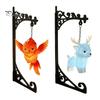 Birthday Surprise for Fans Magical Bookshelf Lamp with Owl Phoenix And Stag Figures, Vintage Iron Stand Warm Nighttime Reading Light, Light Decorative