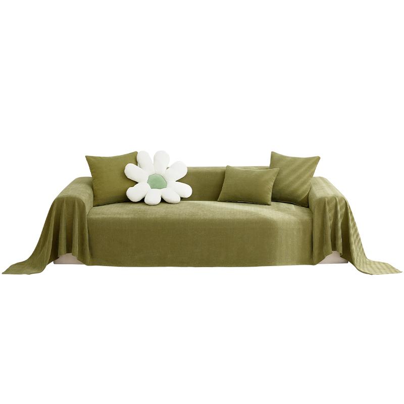 Herringbone Chenille Sofa Cover Towel Full Covered Sofa Cover Non-Slip Sofa Cover Multi-Purpose Cushion