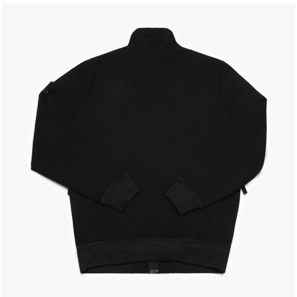 Stone Island 62153 V0029  801562153  Waffen Logo Patch Fleece Track Top Mens Jacket