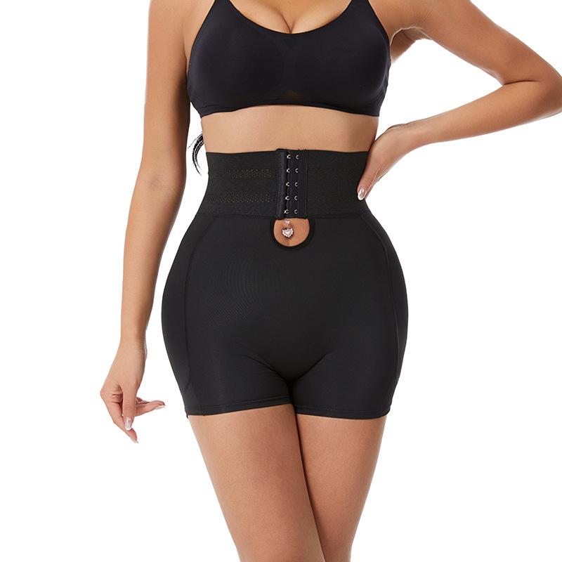 

High Waist Tummy Control Safety Shorts for Women Slimming Body Shaper Underwear S чорний