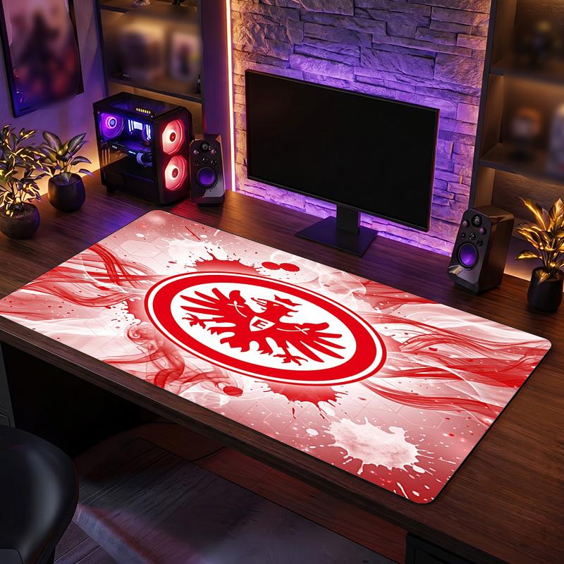 Eintracht Frankfurt Football Print Large Mouse Pad, Anti-Slip Extended Gaming Desk Mat for Office Home