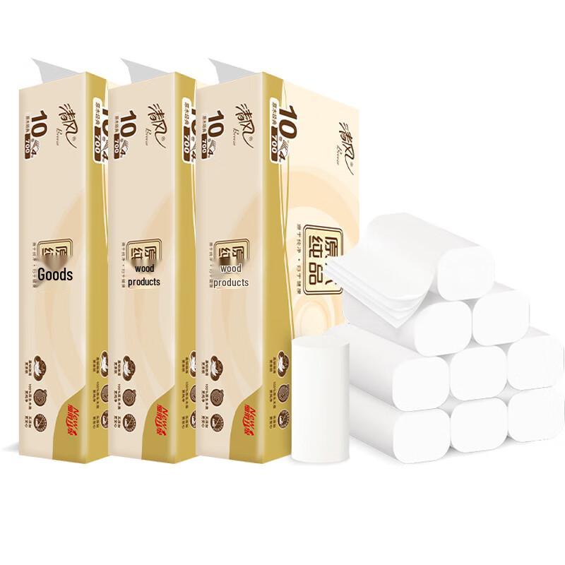Qingfeng Original Wood Coreless Toilet Paper