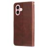 For iPhone 16 Plus Stand Case Lucky Deer Imprinted Magnetic Closure Leather Wallet Phone Cover
