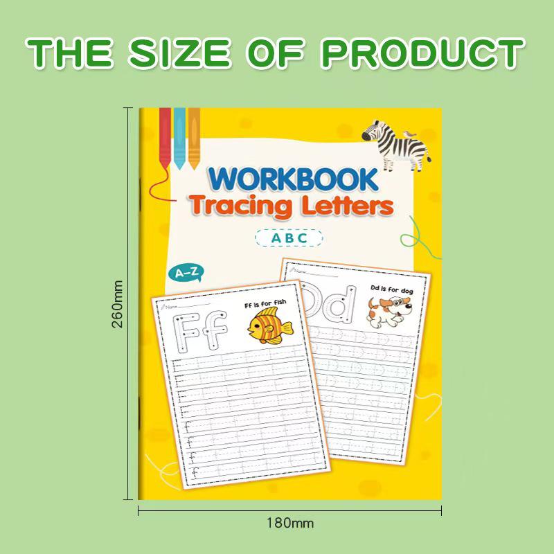 

Cross-Border Letter Tracing Book for Kids: Early Education to Primary, Pinyin & Dot Matrix Practice for Kindergarten Students