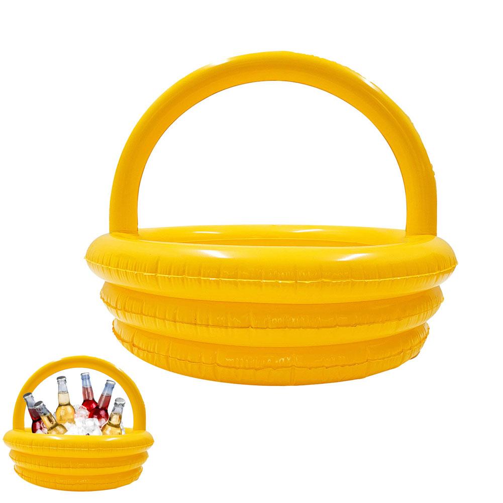 

Inflatable PVC Easter Basket Ice Bucket Party Egg Storage Cooler Drink Tub Easter Basket Ice Bucket For Holiday Celebrations жёлтый