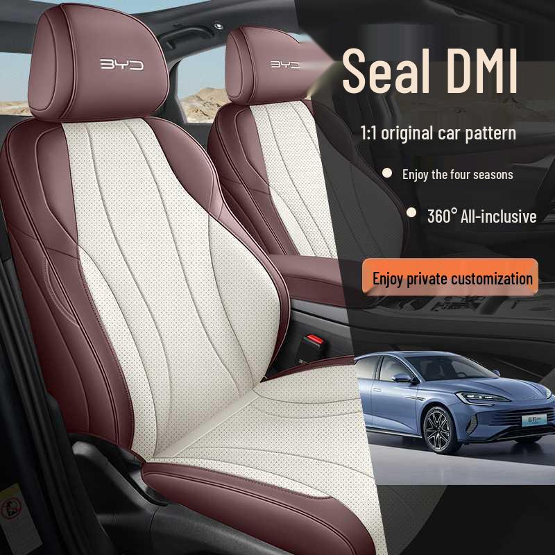 BYD Seal DMI Leather Seat Covers: Universal, Full Coverage & All-Season