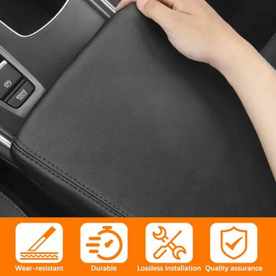 Center Console Armrest Leather Synthetic Cover For Honda Accord 2018+