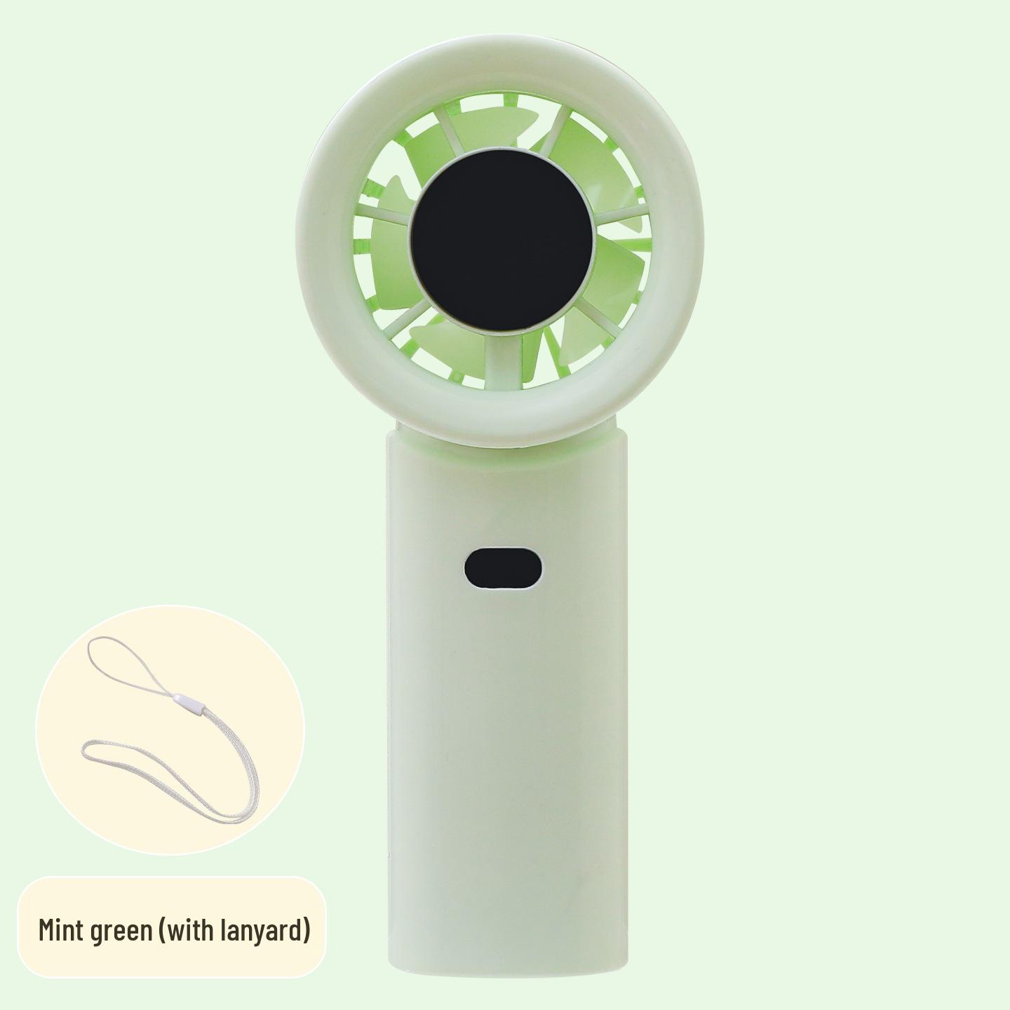 2026 Portable USB-Powered Mini Turbo Fan for Students and Offices зелёный