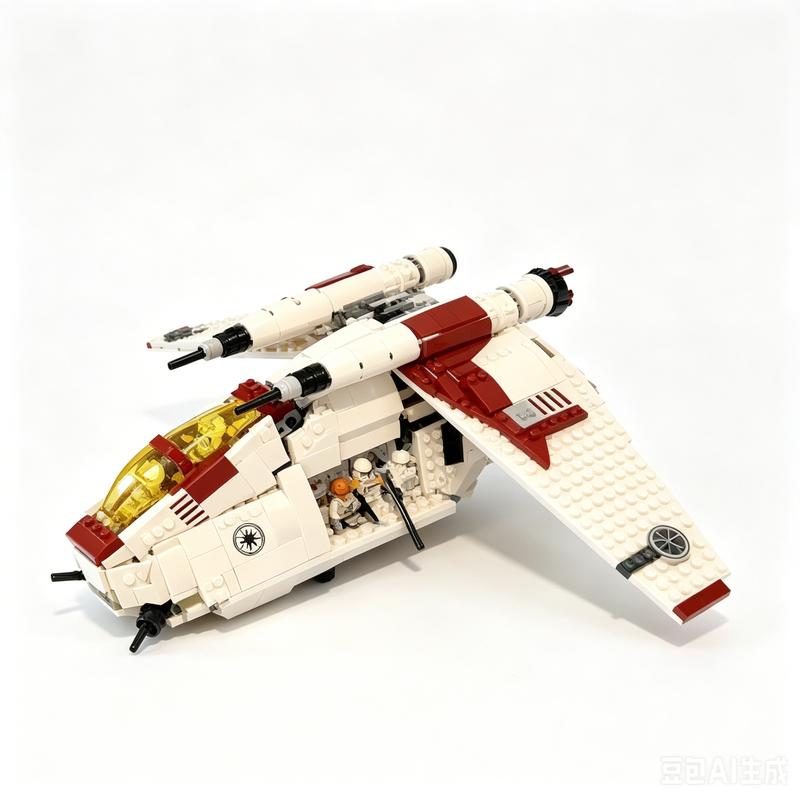 1002PCS Republic Ship MOC Model Alternate Build For 2x 75432 Building Blocks Custom Puzzle DIY Assembly Educational Collection