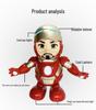 TikTok Dancing Iron Toy: Musical Light-Up Robot for Kids