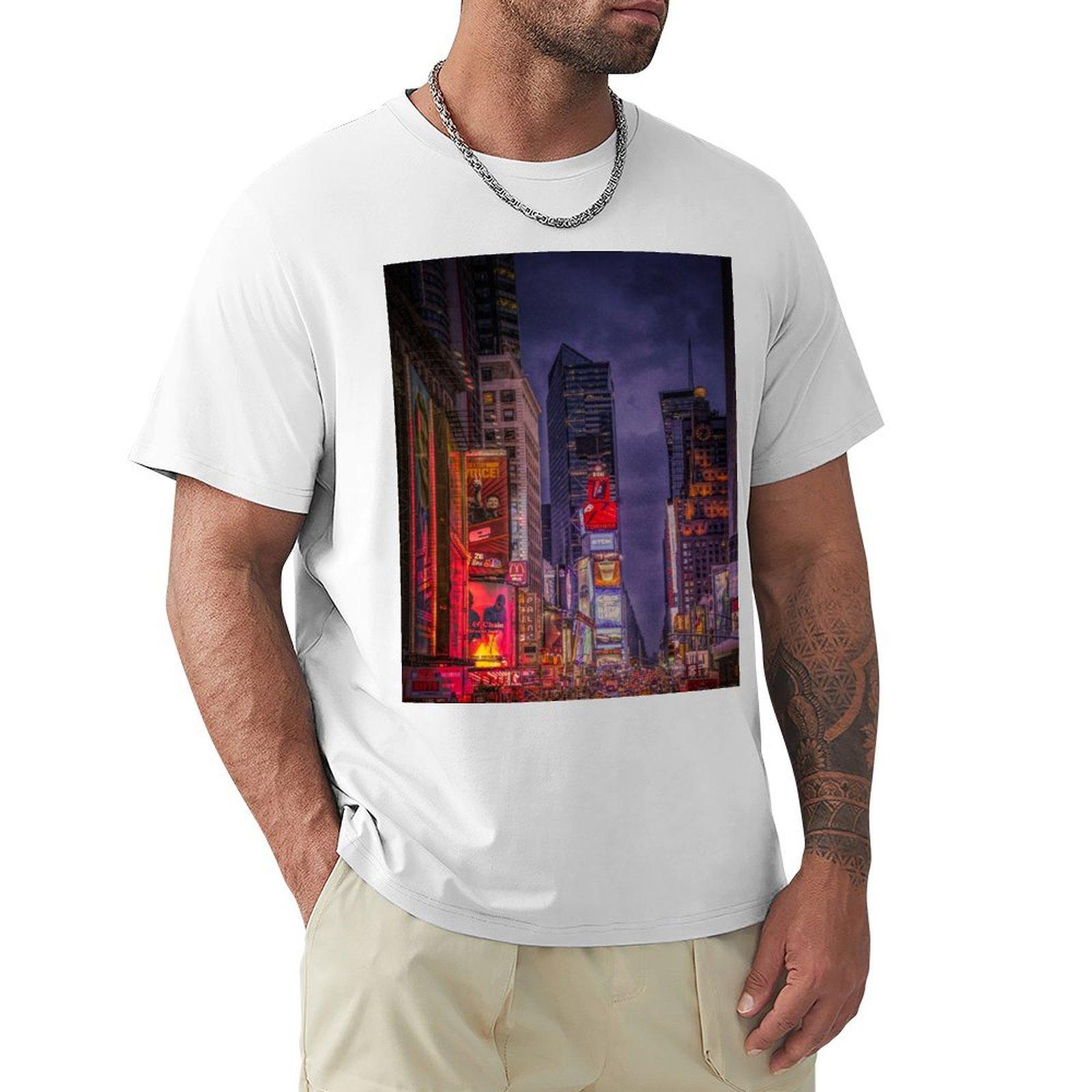Times Square Broadway TShirt sublime Blouse oversizeds tops heavy weight t shirts for men S