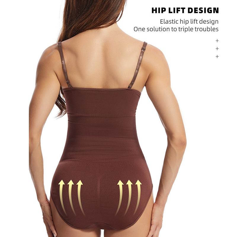 Damen Shapewear Body Bauchkontrolle Po-Lifting Schrittloser Unterwäsche Nahtloses Formen