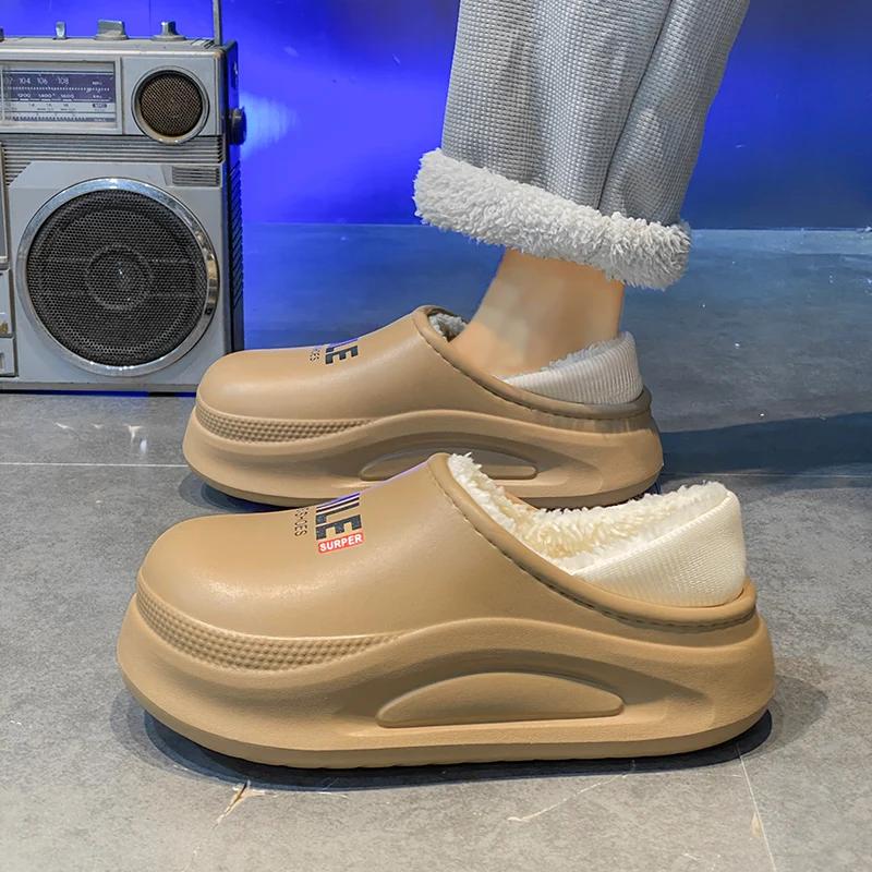 Damenschuhe Hausschuhe Komfort Slipper Herren Sandalen Verschleißfest Warm Plüsch für Damen und Herren