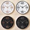 Gewölbte Glaswanduhr Kreative Mode Wohnzimmer Dreidimensionale digitale Skala Wanduhr Uhr 12 Zoll 30CM