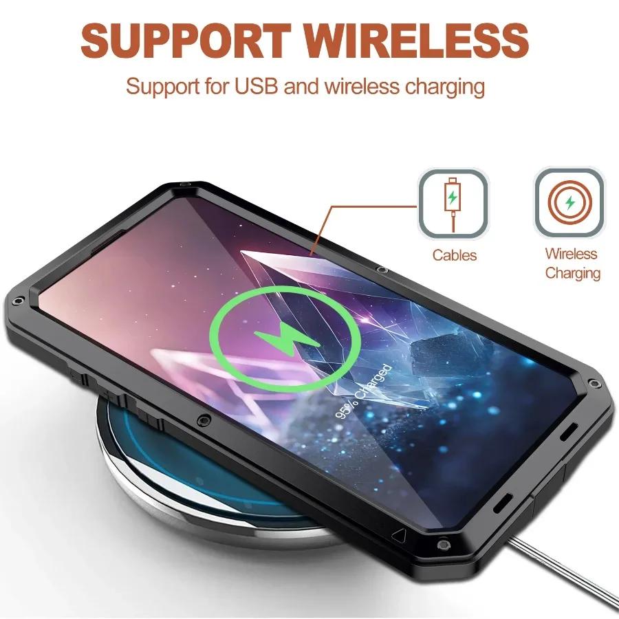 Shockproof Doom Aluminum Cover Tank Metal Case for IPhone 17 Air 16e 17e 16 15 14 Plus 13 12 11 Pro XS Max XR 8 7 Glass Screen