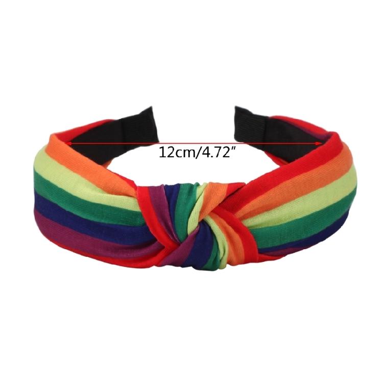 Fashionable Hairbands Pride Rainbow LGBTQ Headband Headpieces for Everyday Wear