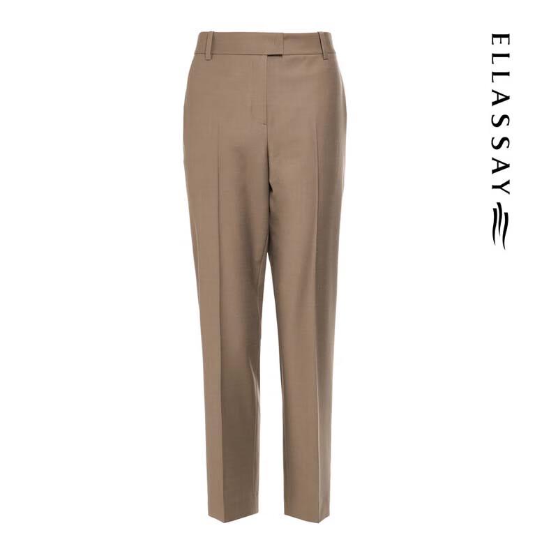 ELLASSAY Women's Elegant Straight-Leg Trousers