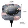 1PC LEDSolarLightsUndergroundBuriedGardenRoadwayOutdoorWallLamp,16