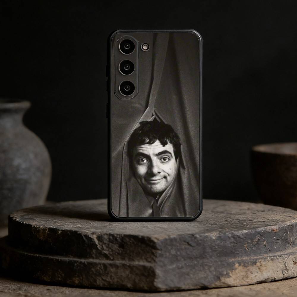 Funny Mr B- BeanS Phone Case For Samsung Galaxy A91,80,73,72 ,71,53,52,32 ,31,22,21s,20,Soft Black Case