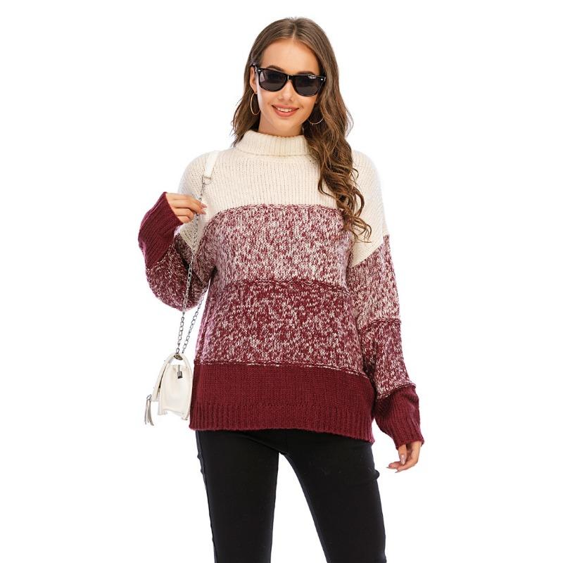 

Женский свитер толстой вязки с принтом знаменитости из Интернета XL бордовый