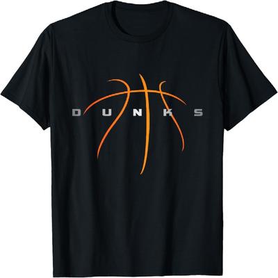 DUNKS Basketball Clothing Street Style Graphic - Basketball T-Shirt