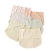 Silk Seamless Women's Mid-Rise Panties - Antibacterial, Breathable, Comfortable, No Trace, One-Piece Design
